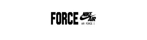 air force 1 logo nero